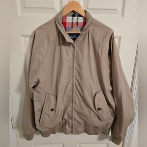 Vintage Men's Beige Windbreaker Jacket By Par Four Size XL 80s/90s